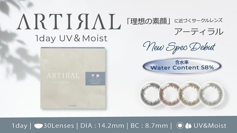 アーティラルUVM高含水（58％）【30枚入】バナー画像