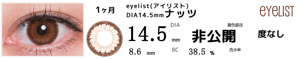 アイリストeyelist 14.5mmナッツ