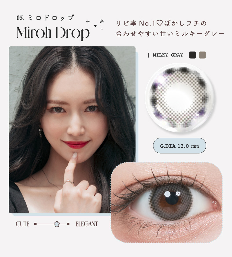 ルミュー(Lemieu)ミロドロップレンズ詳細