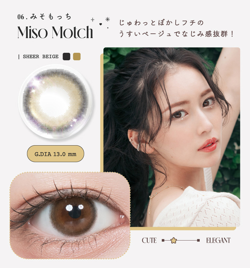 ルミュー(Lemieu)みそもっちレンズ詳細