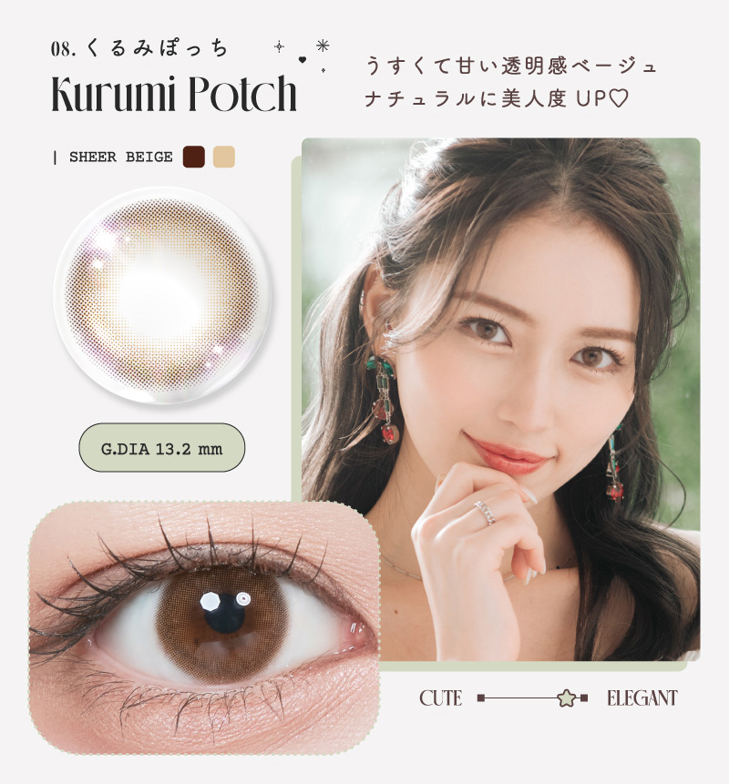 ルミュー(Lemieu)くるみぽっちレンズ詳細