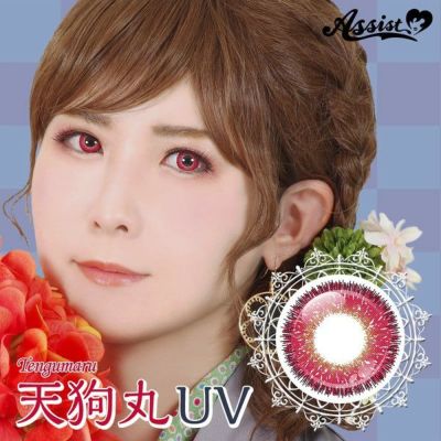 【6枚入】アシストシュシュ HANABIワンデーUV（Assist ChouChou HANABI 1day UV） 天狗丸UV【取り寄せ】