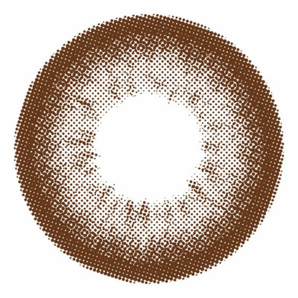 度ありドルチェナチュラルby ZERU.15mmワンデー サークルブラウン レンズ画像|コスプレカラコン通販アイトルテ