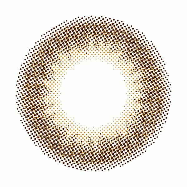 トパーズ(さっしーカラコン)　デートトパーズ  レンズ画像|コスプレカラコン通販アイトルテ