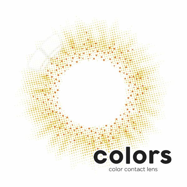 colorsカラーズマンスリー ハーフヘーゼル レンズ画像|コスプレカラコン通販アイトルテ
