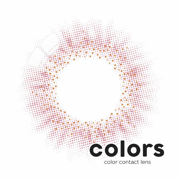 colorsカラーズマンスリー ナチュラルピンクブラウン レンズ画像|コスプレカラコン通販アイトルテ