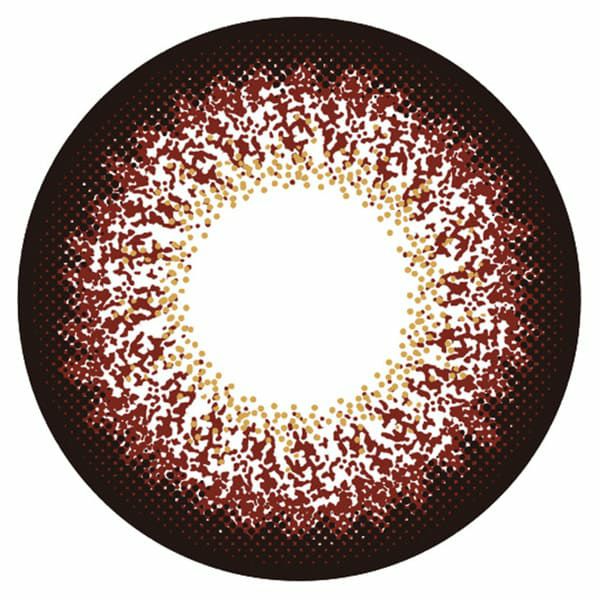 colorsカラーズ★ワンデー★ナチュラルメガドーナツブラウン レンズ画像|コスプレカラコン通販アイトルテ