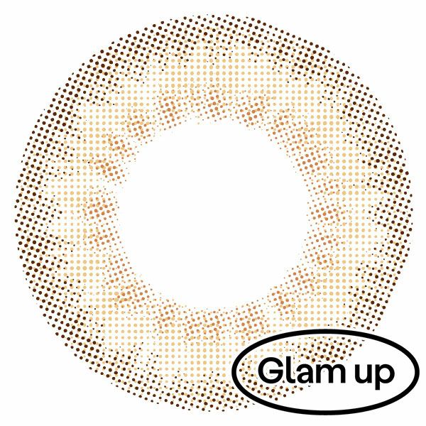 グラムアップGlam up シュガーブラウン レンズ画像|コスプレカラコン通販アイトルテ