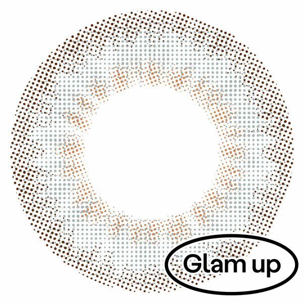 グラムアップGlam up クリームグレー レンズ画像|コスプレカラコン通販アイトルテ