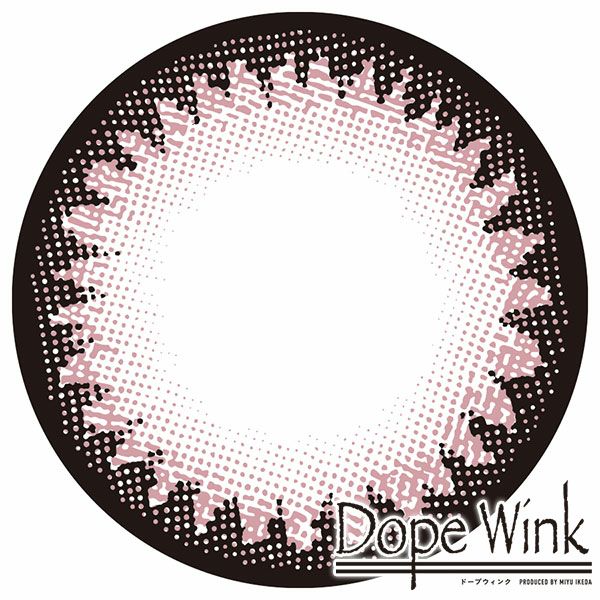 ドープウィンクワンデーDopeWink ピンクオパールレンズ画像|コスプレカラコン通販アイトルテ