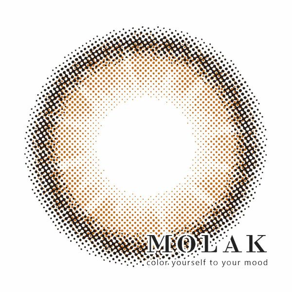モラクマンスリー MOLAK 1month ダズルベージュレンズ画像|コスプレカラコン通販アイトルテ