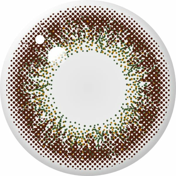 アンヴィenvie オリーヴブラウンレンズ画像|コスプレカラコン通販アイトルテ