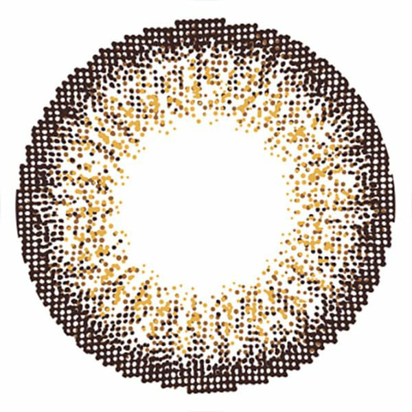 colorsカラーズ★ワンデー★メガシャイニーブラウンレンズ画像|コスプレカラコン通販アイトルテ