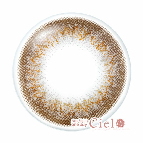 ネオサイトワンデー シエルUV シエルグレージュレンズ画像|コスプレカラコン通販アイトルテ