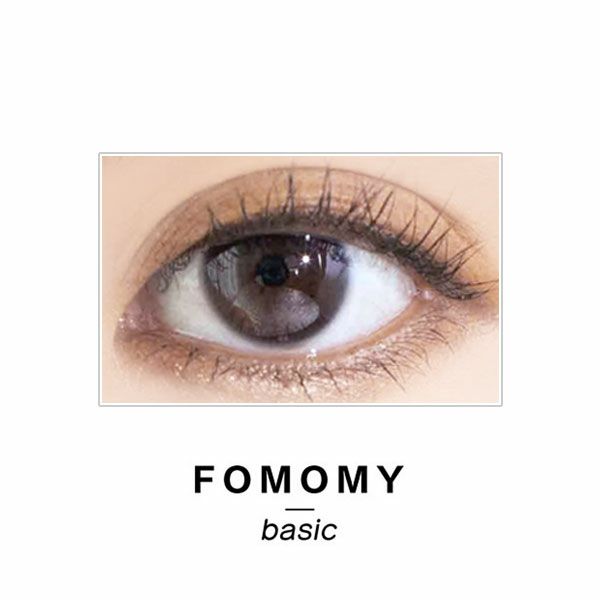 フォモミベーシックFOMOMY BASIC ベーシックブラック装着画像|コスプレカラコン通販アイトルテ