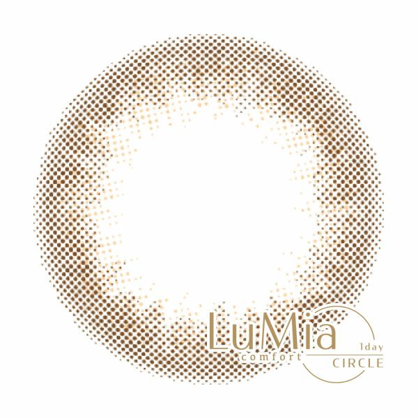 ルミアLuMia コンフォートワンデーサークル パフブラウレンズ画像|コスプレカラコン通販アイトルテ