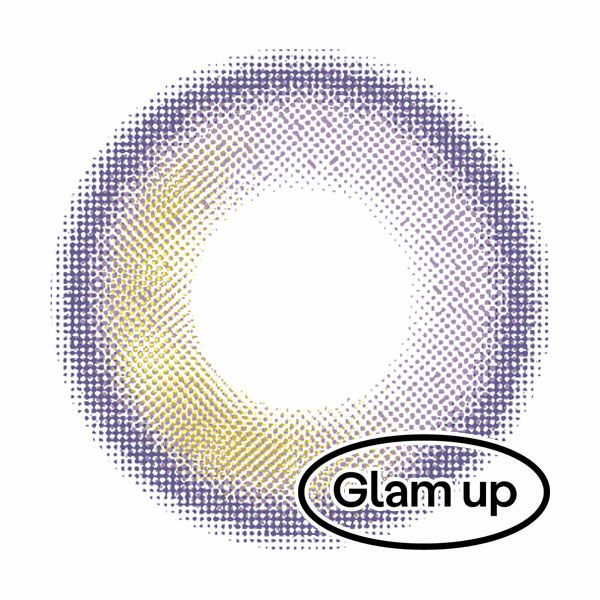 グラムアップGlam up ネビュラパープルレンズ画像|コスプレカラコン通販アイトルテ