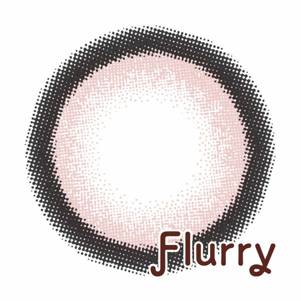 フルーリーワンデーFlurry by カラーズ リングピンクブラウンレンズ画像|コスプレカラコン通販アイトルテ