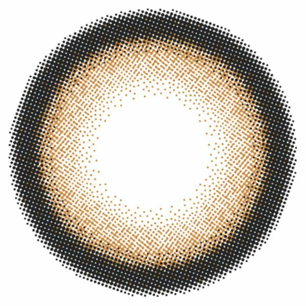 フルーリーワンデーFlurry by カラーズ もふもふハムスター(リングオレンジブラウン)レンズ画像|コスプレカラコン通販アイトルテ