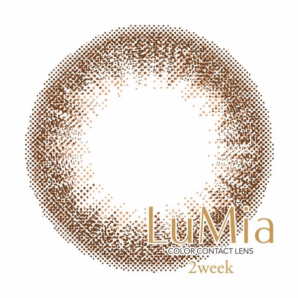 ルミアLuMia 2week UV スウィートブラウンサムレンズ画像|コスプレカラコン通販アイトルテ