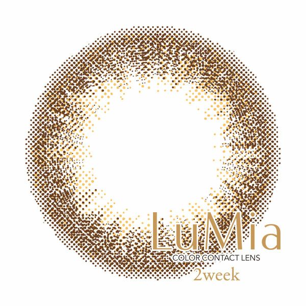 ルミアLuMia 2week UV ヌーディーブラウンレンズ画像|コスプレカラコン通販アイトルテ