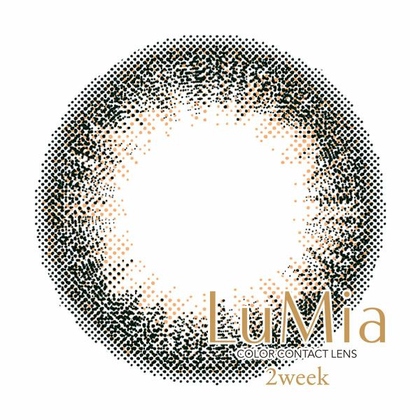 ルミアLuMia 2week UV ブルネットオリーブレンズ画像|コスプレカラコン通販アイトルテ