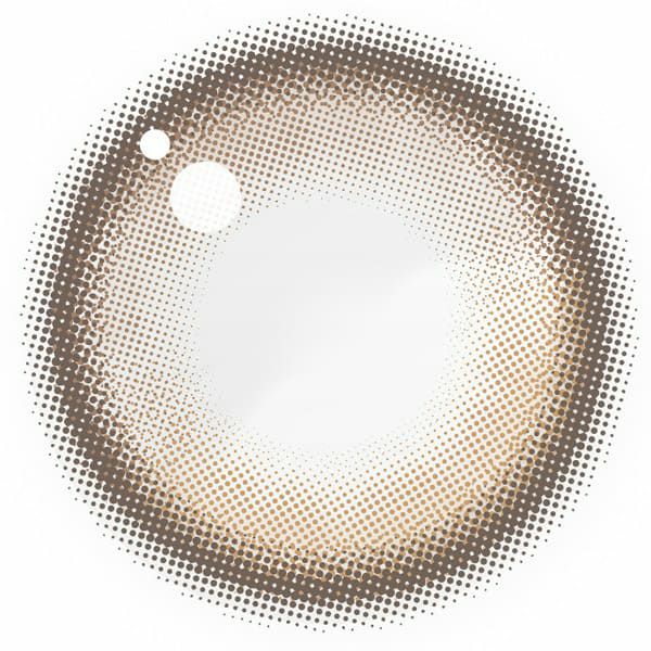 エバーカラーワンデー ミリモア じらしてショコラレンズ画像|コスプレカラコン通販アイトルテ