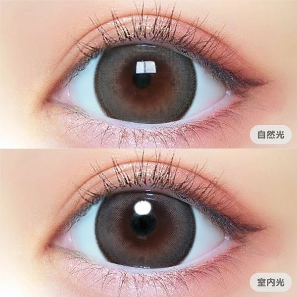 プリモアPRIMORE プリパールグレー装着画像|コスプレカラコン通販アイトルテ