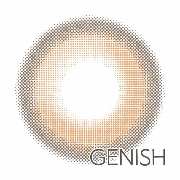 ジェニッシュUV GENISH #23キャメルレンズ画像|コスプレカラコン通販アイトルテ