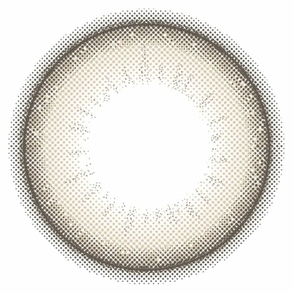 エバーカラーマンスリー パールベージュレンズ画像|コスプレカラコン通販アイトルテ