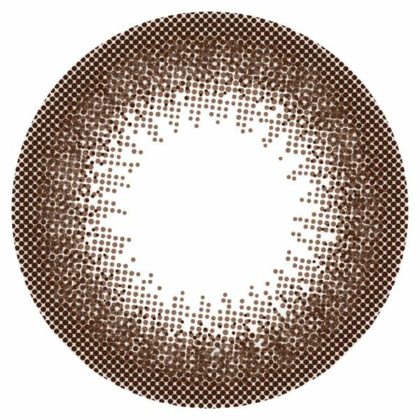 エバーカラーマンスリー ナチュラルブラウンレンズ画像|コスプレカラコン通販アイトルテ