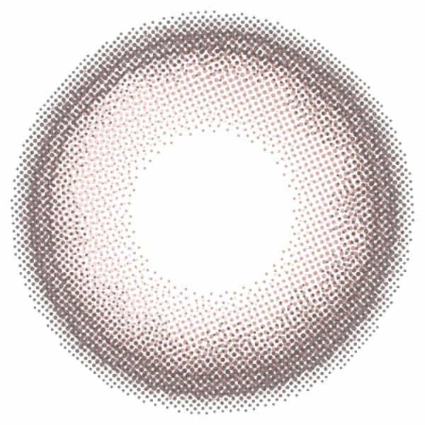 エンジェルカラー バンビシリーズワンデー ローズベージュレンズ画像|コスプレカラコン通販アイトルテ