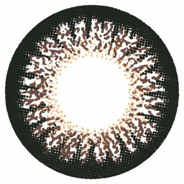 エンジェルカラー バンビシリーズワンデー ショコラレンズ画像|コスプレカラコン通販アイトルテ