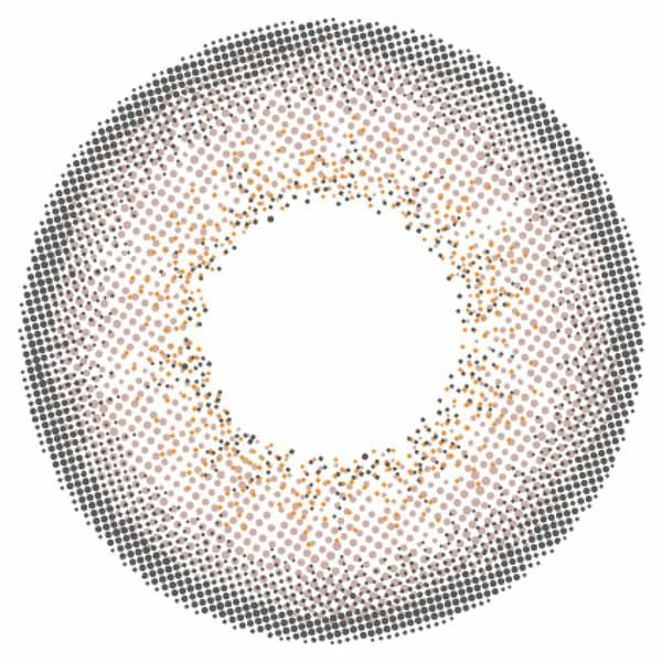 エンジェルカラー バンビシリーズワンデー パールグレーレンズ画像|コスプレカラコン通販アイトルテ