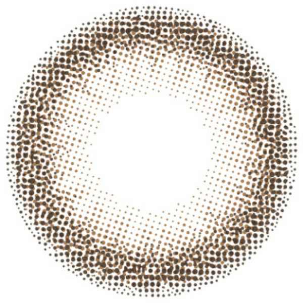 エンジェルカラー バンビシリーズナチュラルワンデー ピュアブラウンレンズ画像|コスプレカラコン通販アイトルテ