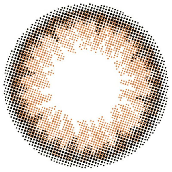 エンジェルカラー バンビシリーズナチュラルワンデー ナチュラルブラウンレンズ画像|コスプレカラコン通販アイトルテ