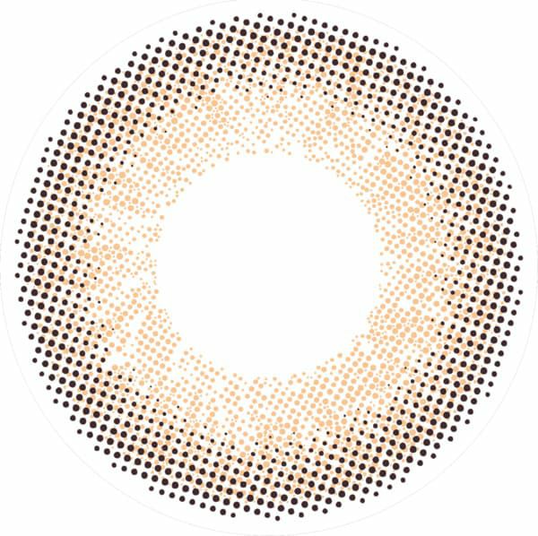 チューズミーChu's me シフォンブラウンレンズ画像|コスプレカラコン通販アイトルテ