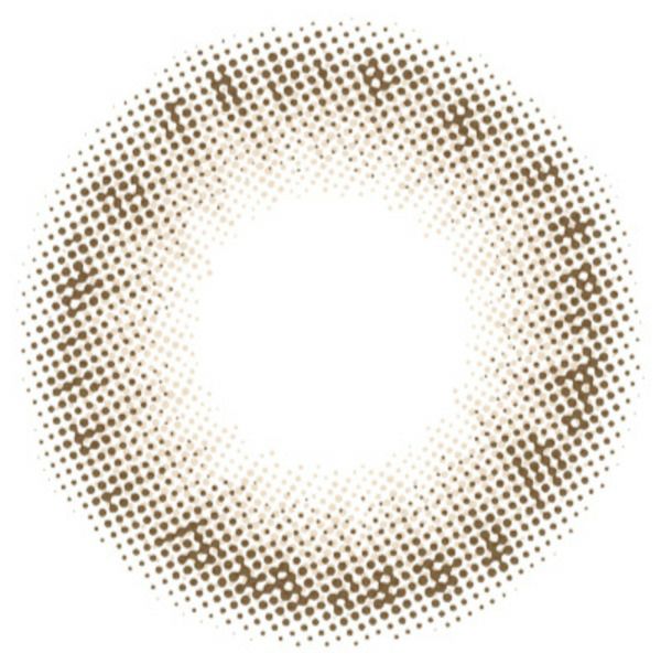 チューズミーマンスリーChu's me ハニーベージュレンズ画像|コスプレカラコン通販アイトルテ