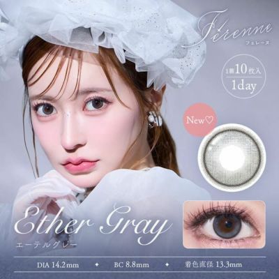 会員限定SALE！【10枚入】フェレーヌ（Ferenne）  エーテルグレー【取り寄せ】