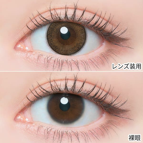 フランミー（FLANMY）メープルシフォン装着画像|コスプレカラコン通販アイトルテ