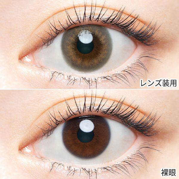 バンビシリーズ ヴィンテージワンデー ヴィンテージグレージュ装着画像|コスプレカラコン通販アイトルテ