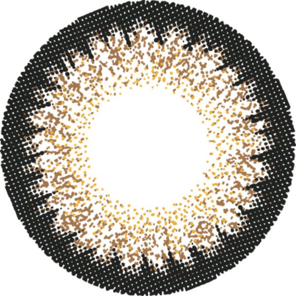 ラヴェール（loveil）ミッドナイトアンバーレンズ画像|コスプレカラコン通販アイトルテ