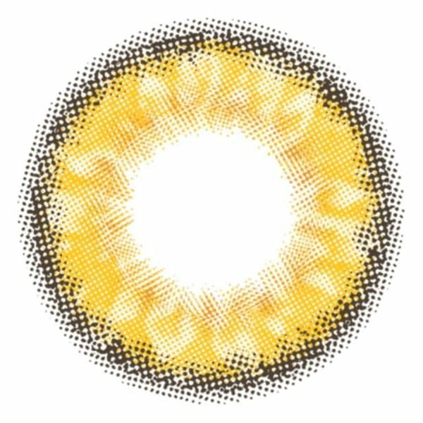 トロンプルイユ ワンデー（Trompeloeil 1day）イエローレンズ画像|コスプレカラコン通販アイトルテ