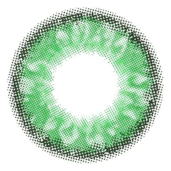 トロンプルイユ ワンデー（Trompeloeil 1day）グリーンレンズ画像|コスプレカラコン通販アイトルテ