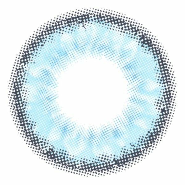 トロンプルイユ ワンデー（Trompeloeil 1day）スカイブルーレンズ画像|コスプレカラコン通販アイトルテ