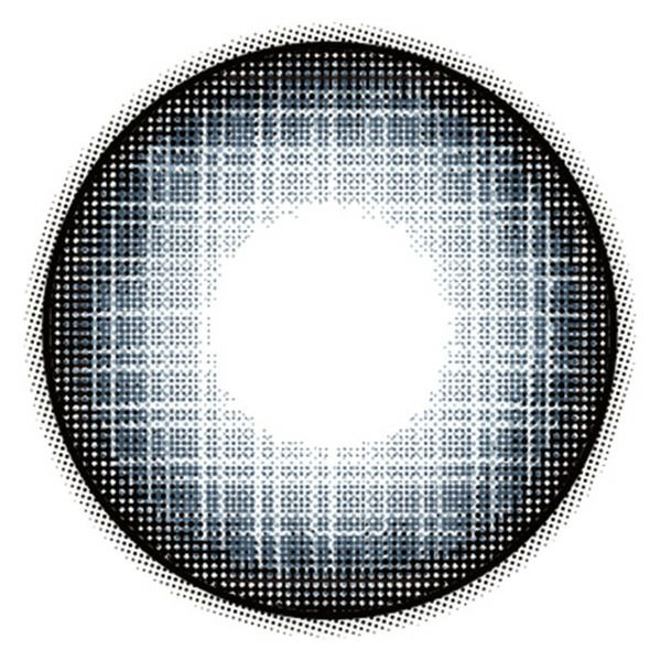 フルーリー マンスリー by カラーズ（Flurry 1month by colors）ワッフルチェックグレーレンズ画像|コスプレカラコン通販アイトルテ