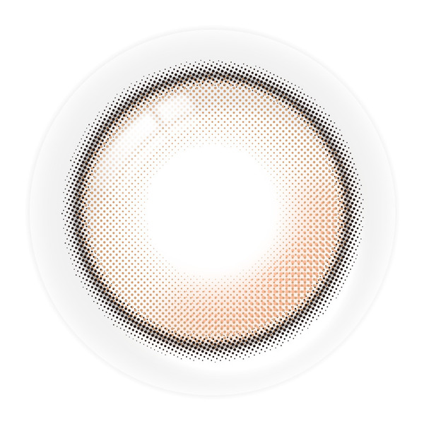 ワンデー リフレア エーアイ（1-DAY Refrear a-eye）キューティーベージュレンズ画像|コスプレカラコン通販アイトルテ