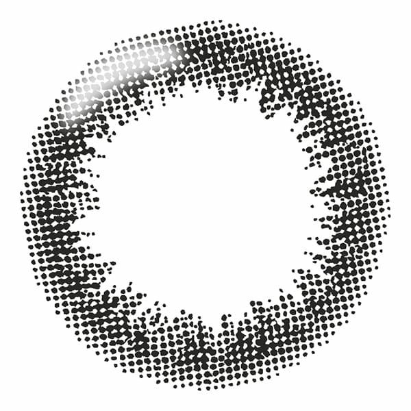 アーティラル ワンデー UV＆Moist（58%） ブラックレンズ画像|コスプレカラコン通販アイトルテ